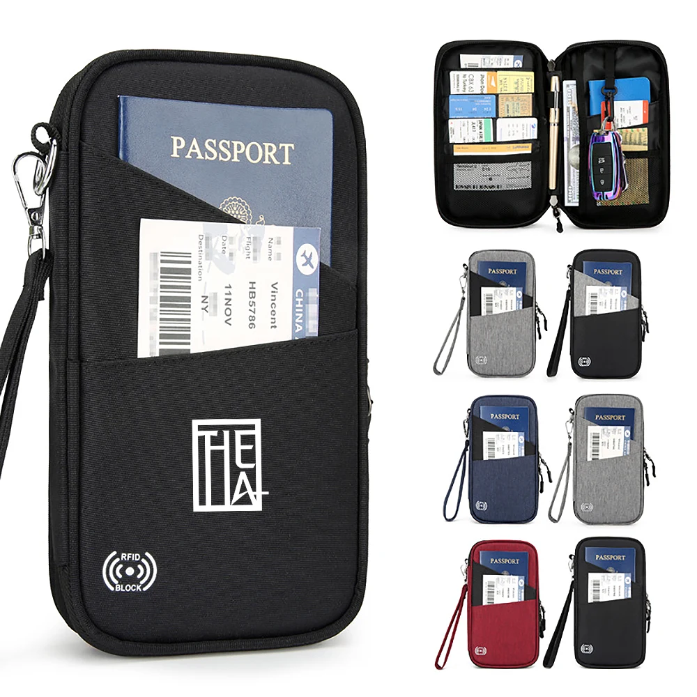 RFID Blocking Passport Travel Organizer Bag 1