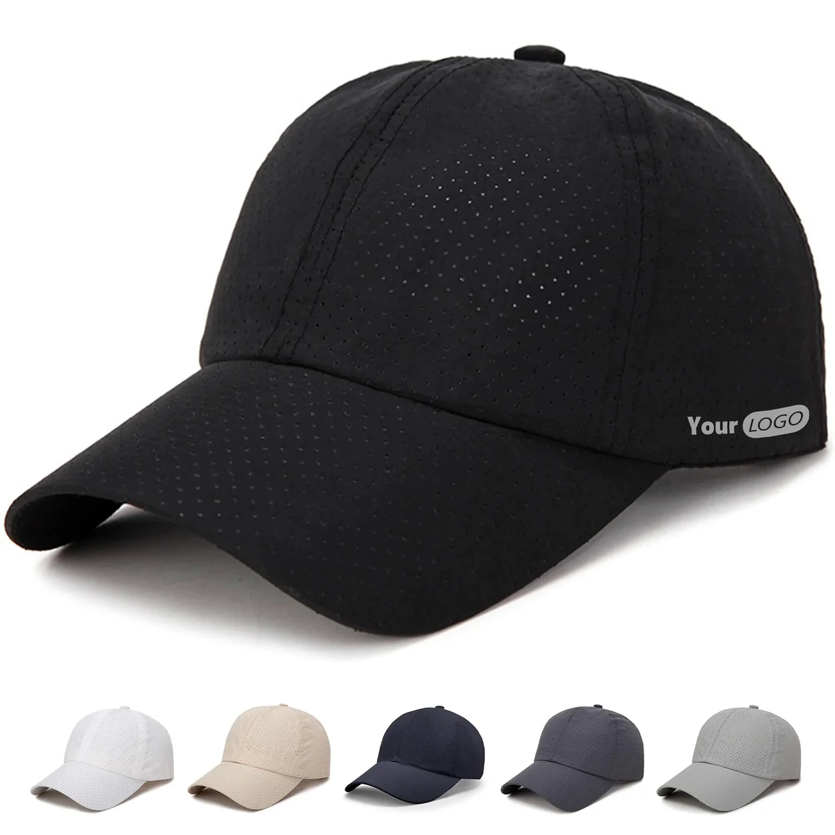 Polyester Quick Drying Mesh Sunshade Hat 1