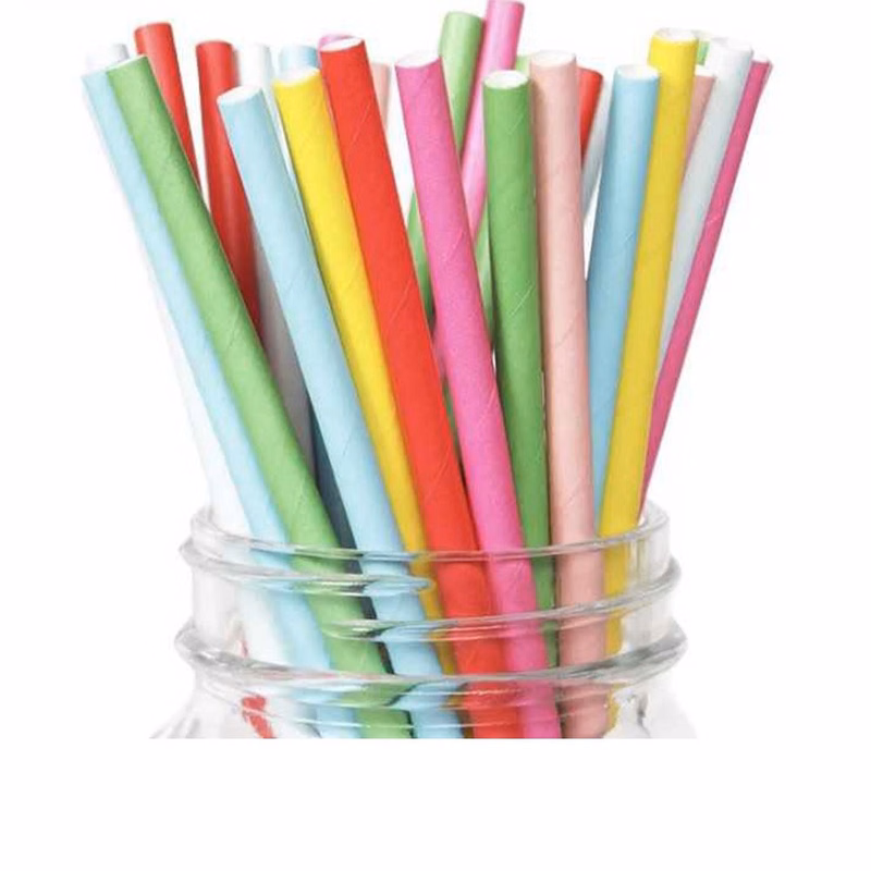 Various Paper Straws
