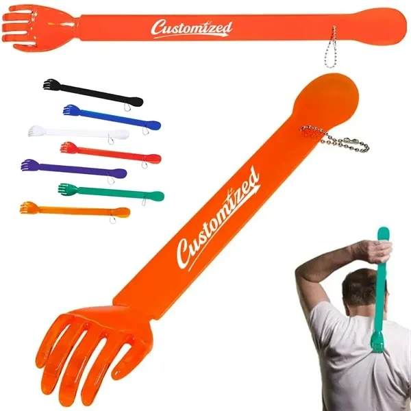 Custom Dual-Function Ergonomic Back Scratcher & Shoe Horn — Employee Wellness 1