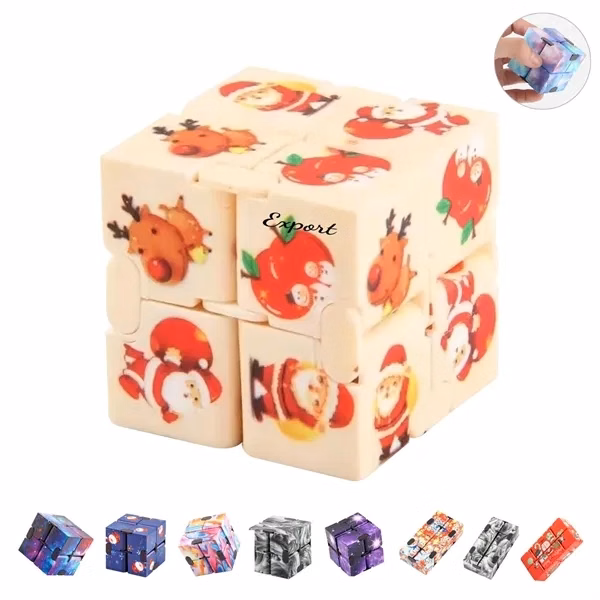 Custom Infinity Cube Fidget Toy — Premium Stress Relief & Engagement Promo
