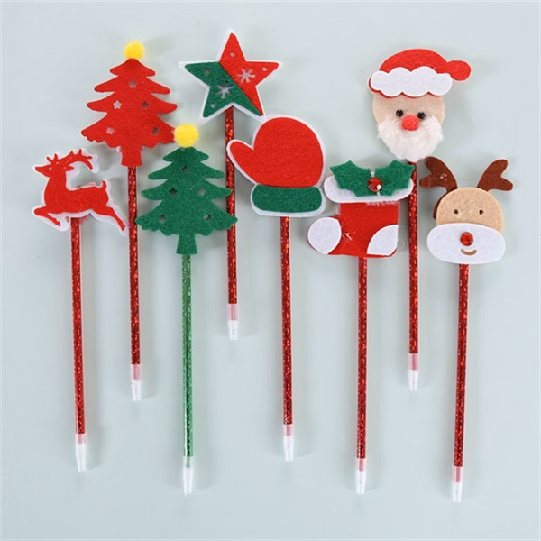Christmas Ballpoint Puppet Doll Pens