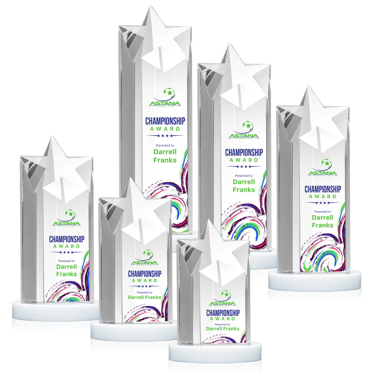 Berkeley VividPrint™ Award on Condor Base - White 1