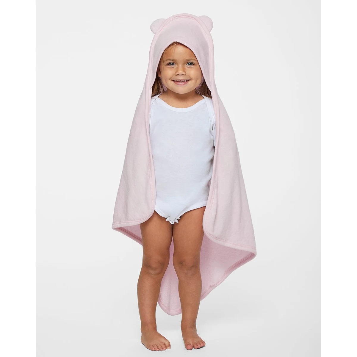 Terry Cloth Hooded Towel with Ears - 1013 1