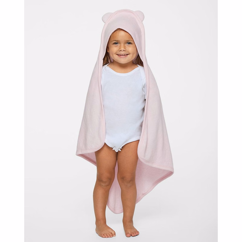 Terry Cloth Hooded Towel with Ears - 1013