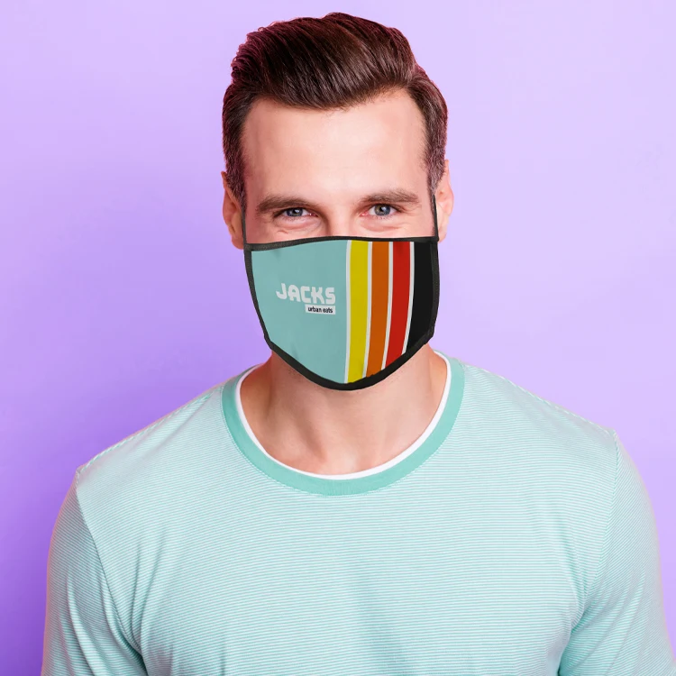 Three Layer Sublimated Face Mask 1