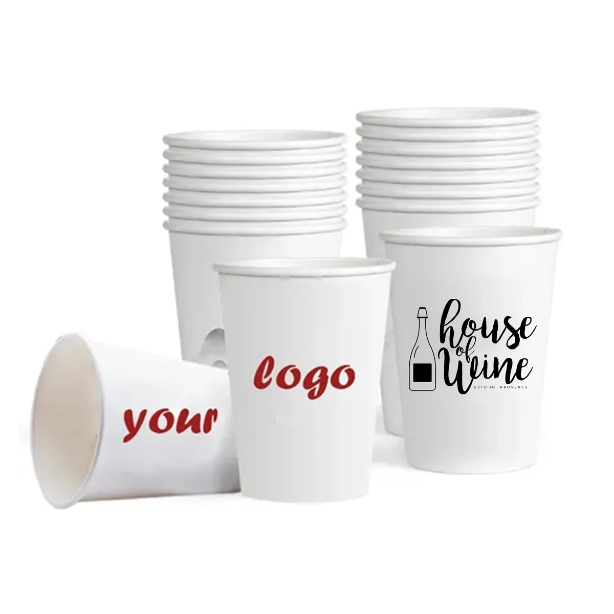 8 oz Paper Coffee Cup Disposable 1