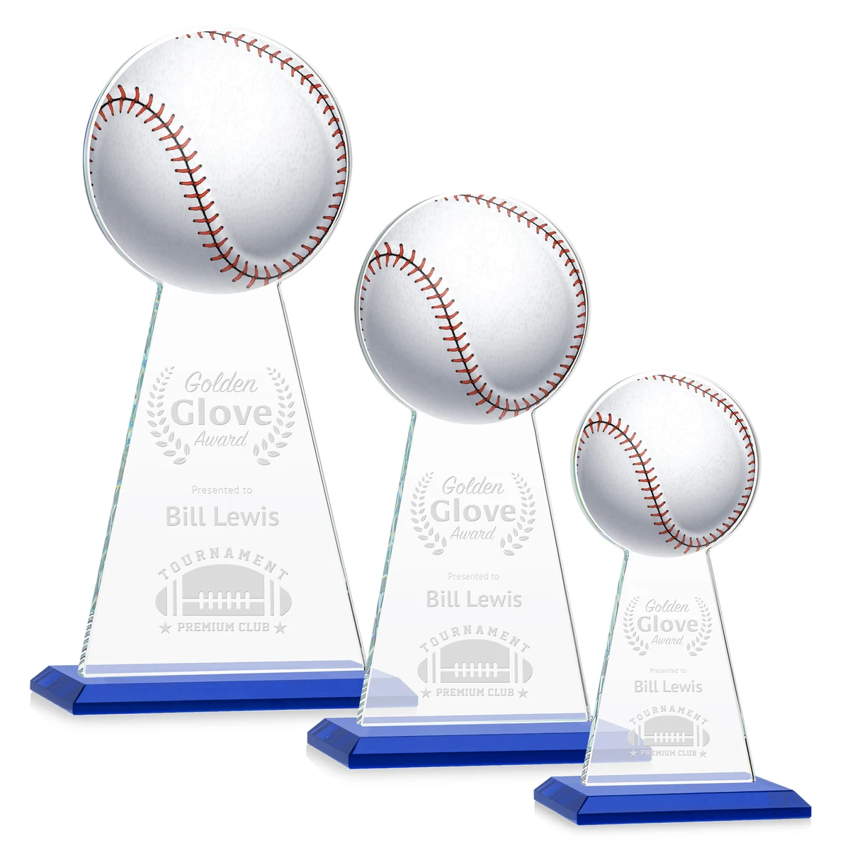 Edenwood Baseball Award - Blue 1