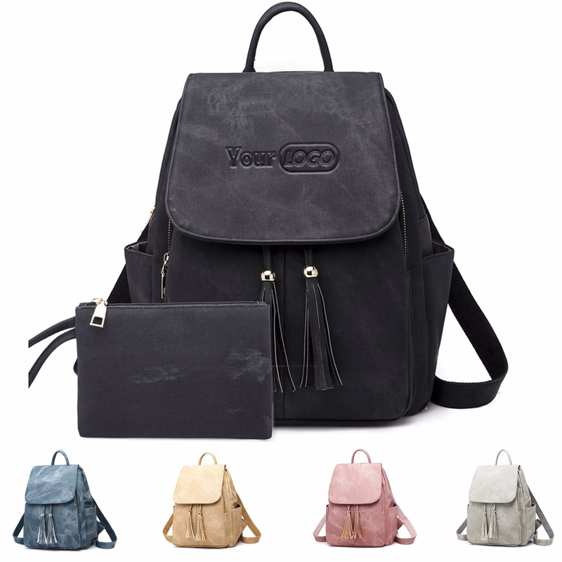 PU Leather Fashion Backpack For Women