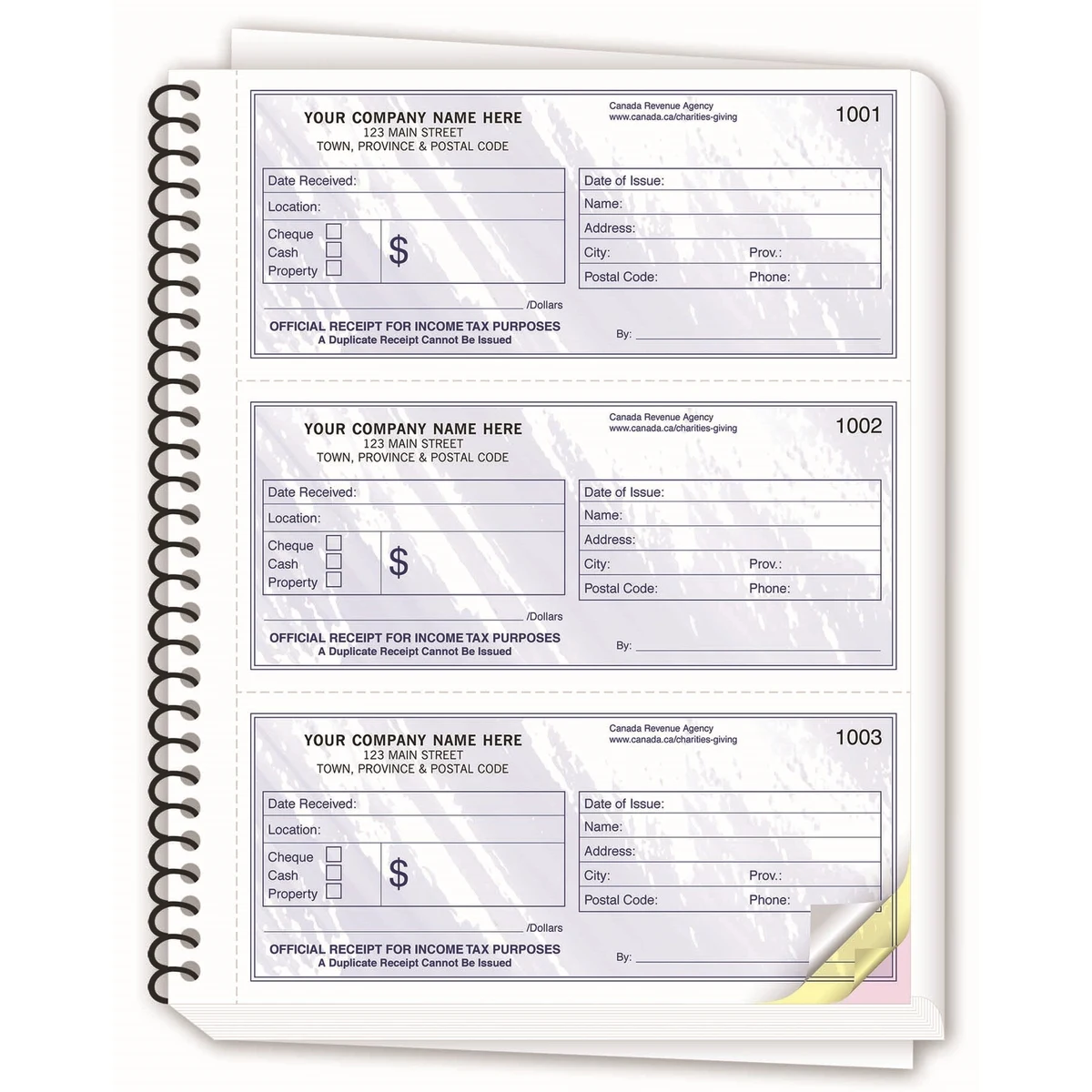 Non-Profit / Charitable Donation Receipt Books 1