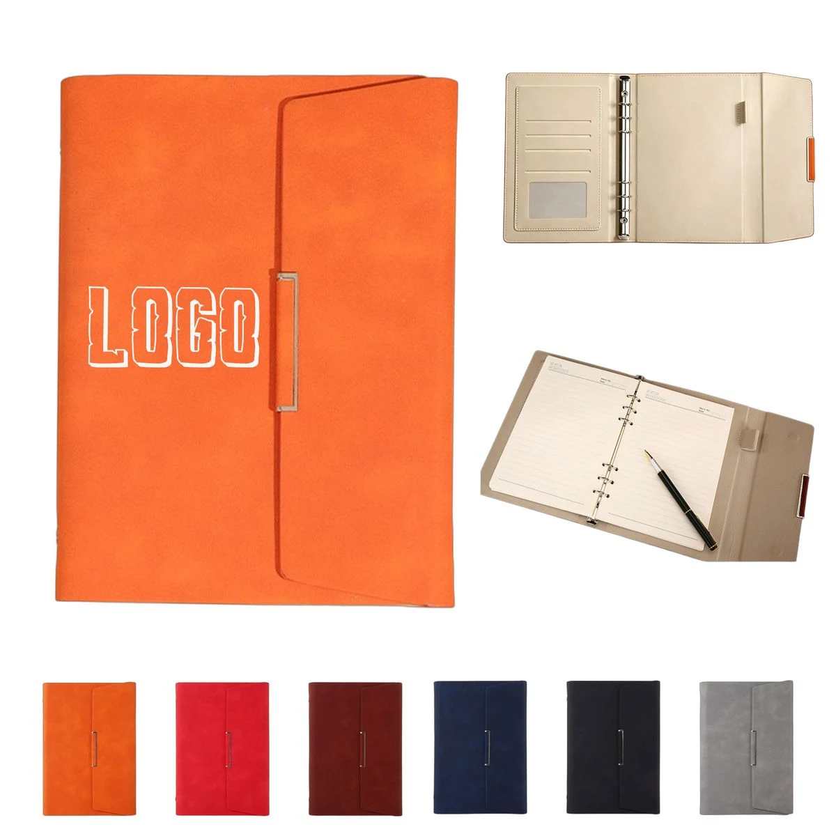 PU Leather A5 Ring Binder Notebook 1
