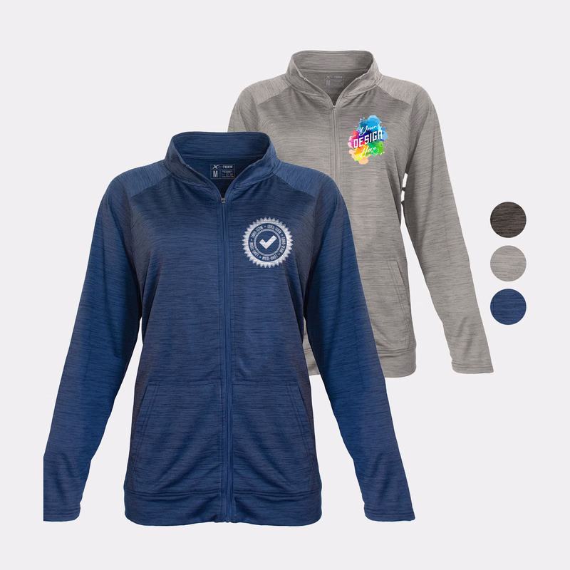 Dye Women's Full Zip Mock-Neck Jacket