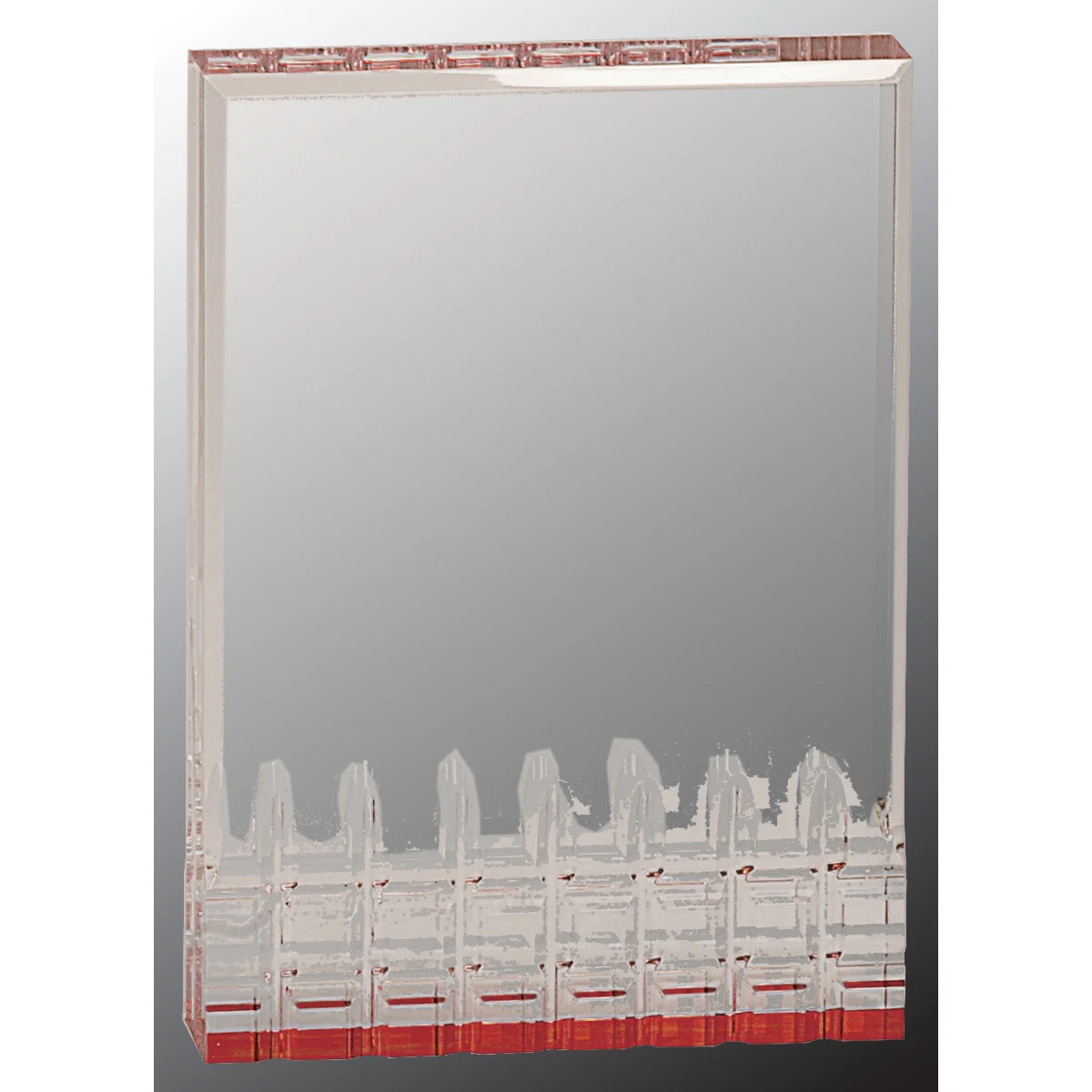 4.25" x 6" Red Mirage Acrylic Award 1