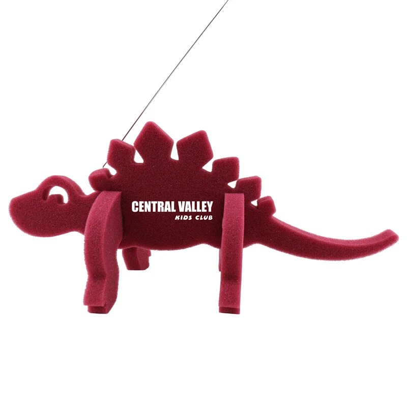 Steggy Dinosaur on a leash 1