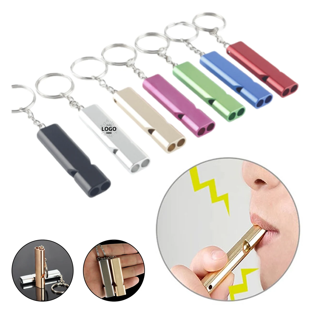 Outdoor Survival Self Metal Keychain 1