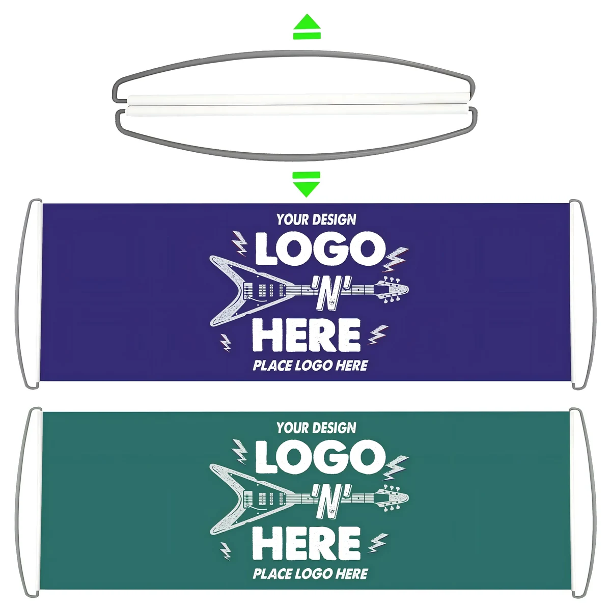 PET Retractable Hand Roll Banner 1