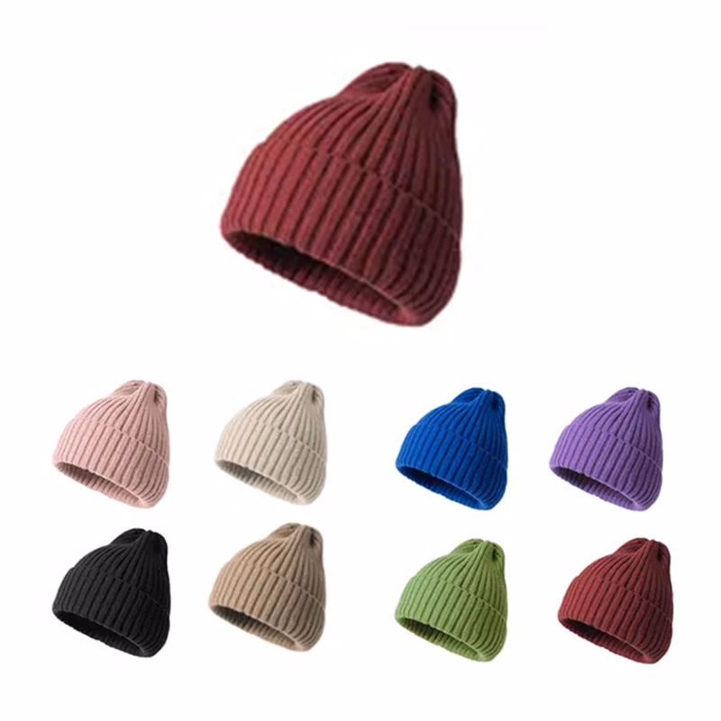 MOQ50 Ribbed Knitted Cuff Beanie