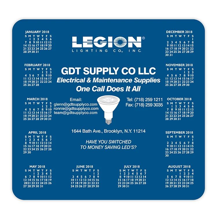 DuraTrac Matte Plus Hard Surface Mouse Pad w/Recycled Heavy-Duty Backing (7.5"x8"x1/8") 1