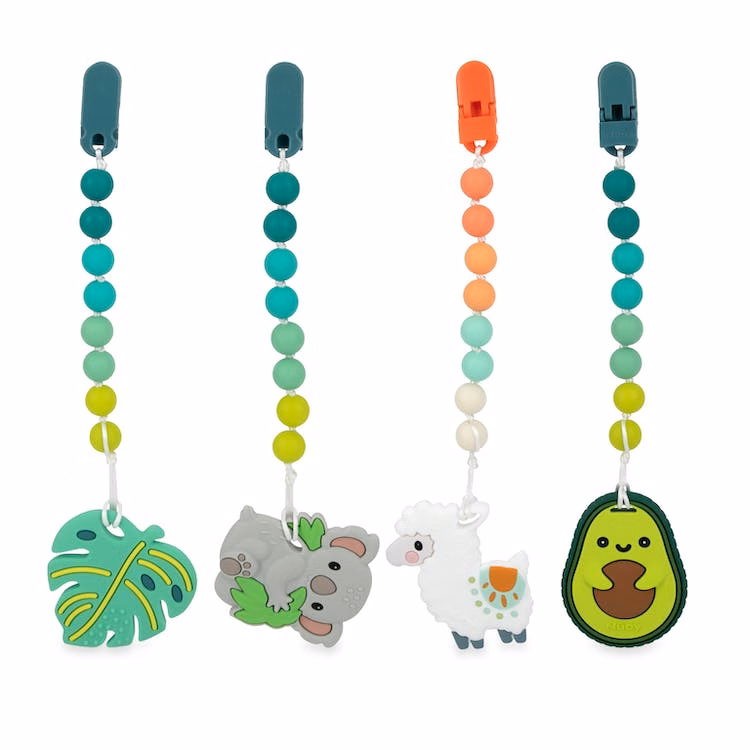 Nuby Silicone Pacifinders w/Teether - 3+ Months