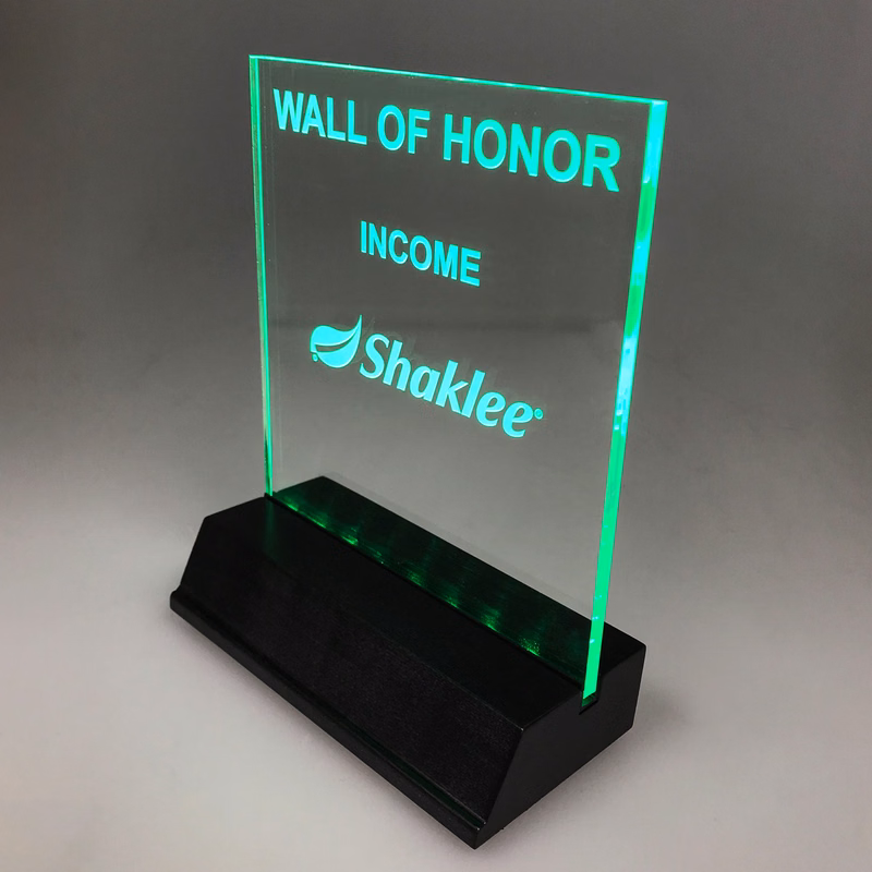 6" Edge Lit Sign or Award