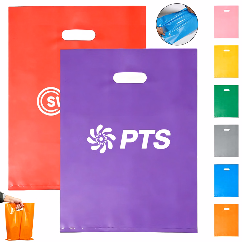 Die Cut PE Handle Bag