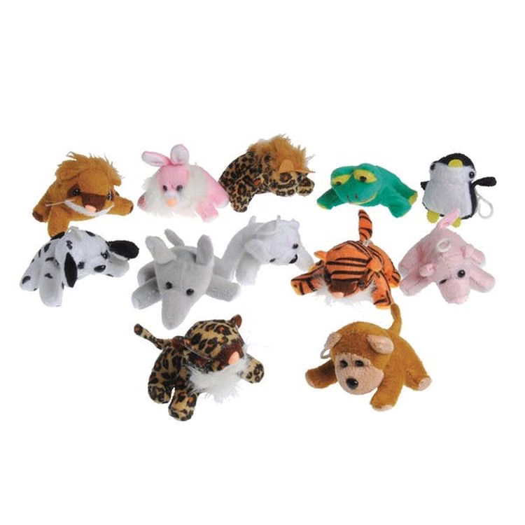Sitting Plush Animals - Assorted 3"