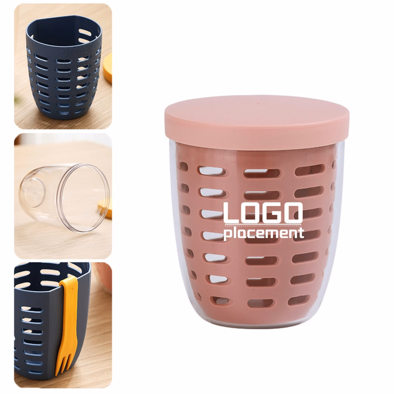 Customized double-layer draining fruit cup