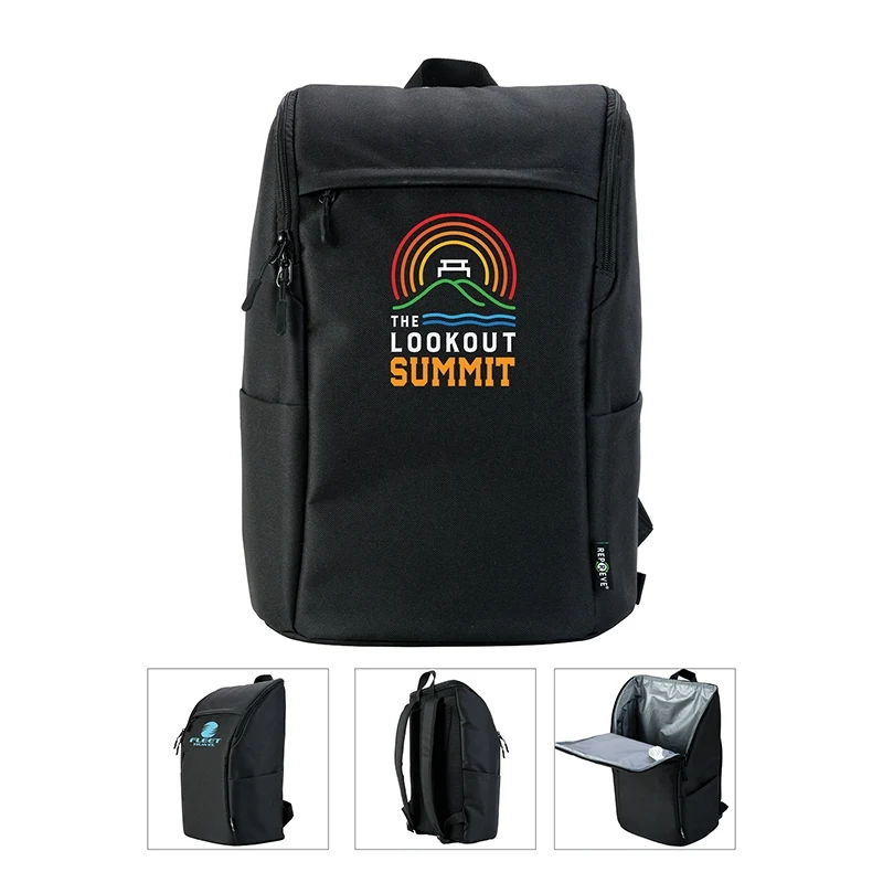 Coral Repreve® RPET 20-Can Backpack Cooler 1