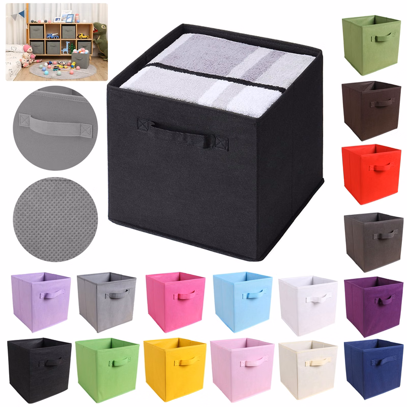Foldable Cube Storage Bin