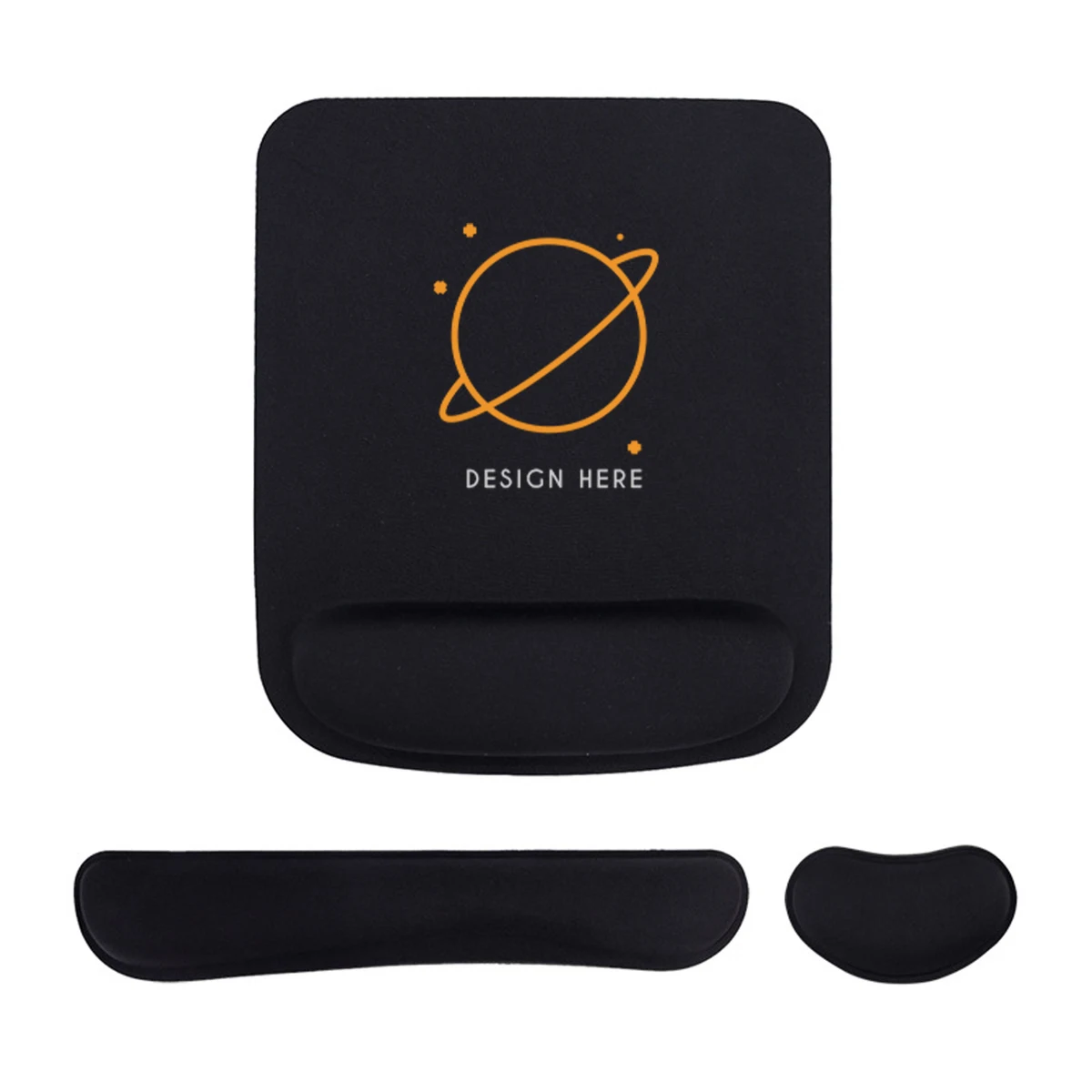 Blank Ergonomic Mouse Pad With Wrist Cushion 1