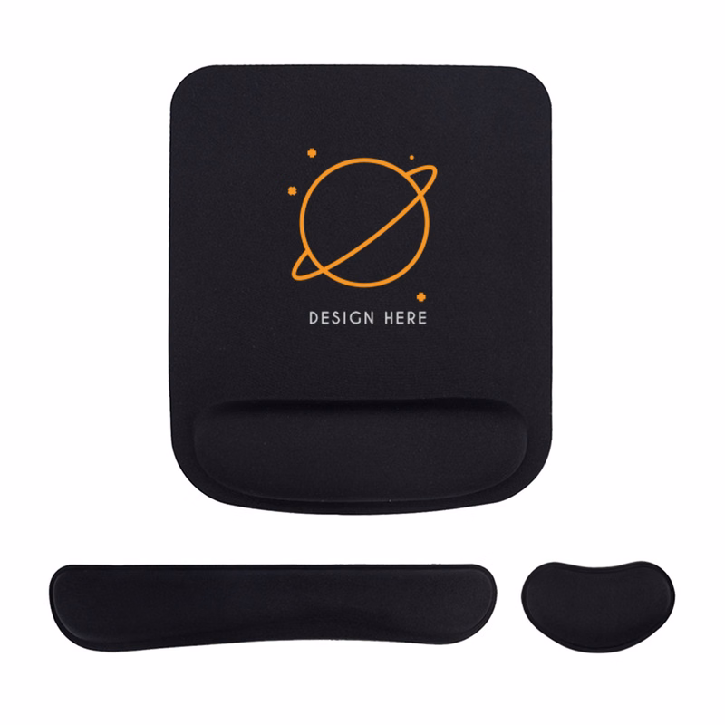 Blank Ergonomic Mouse Pad With Wrist Cushion