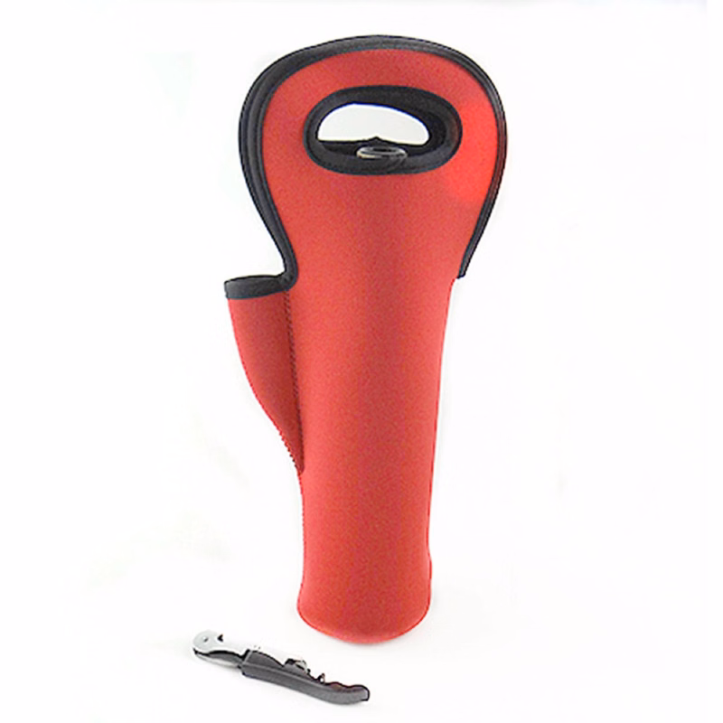 Neoprene Wine Tote Bag with Opener