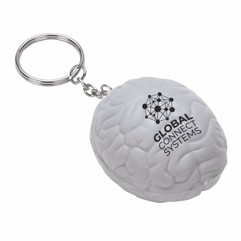 Brain Stress Reliever Keychain