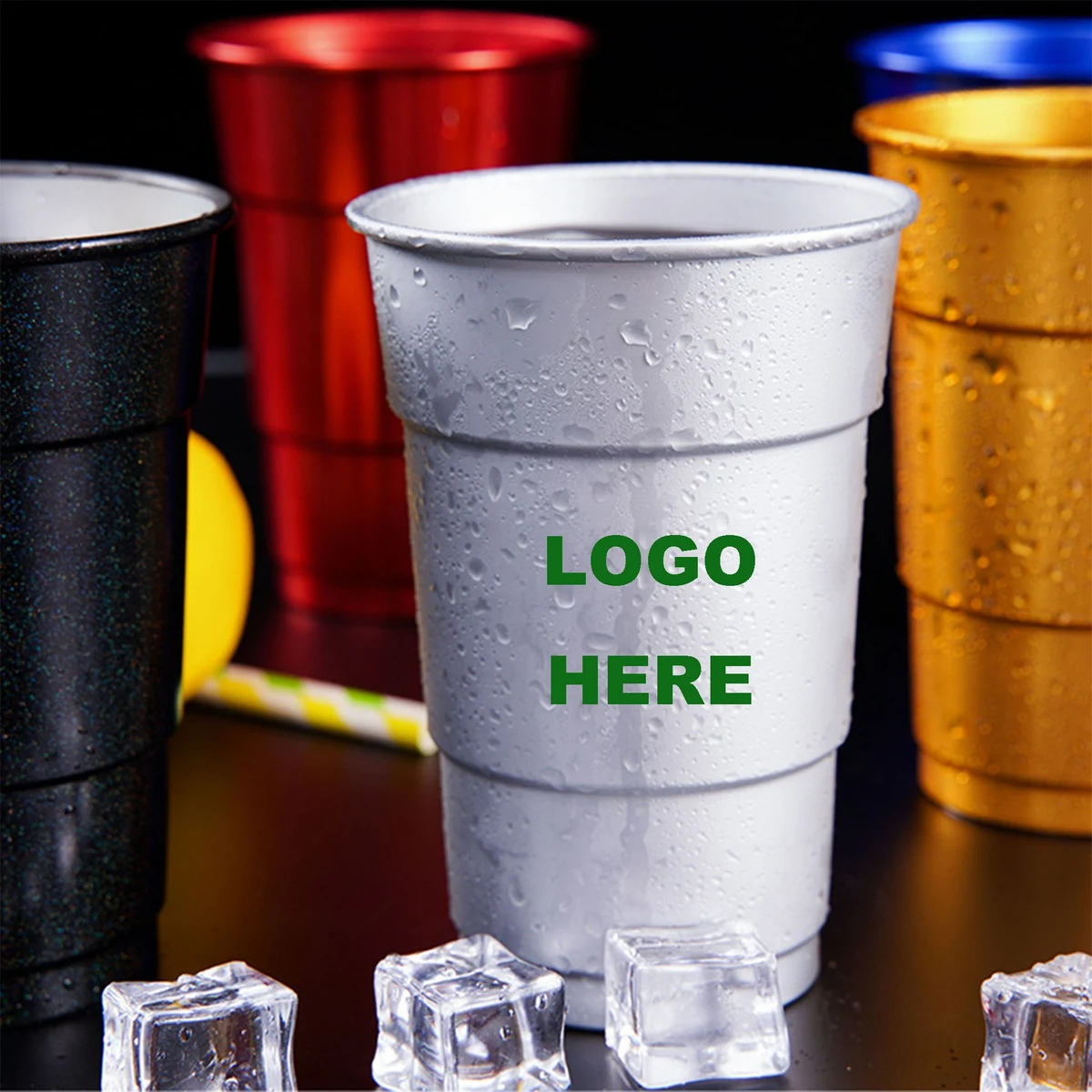 12Oz. Aluminum Reusable Stadium Party Beer Cup 1