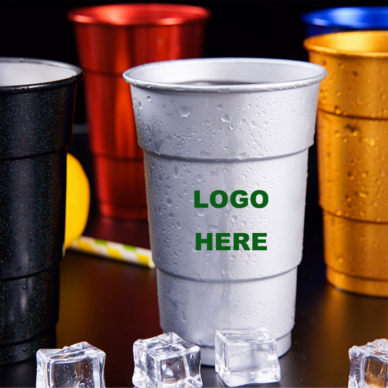 12Oz. Aluminum Reusable Stadium Party Beer Cup