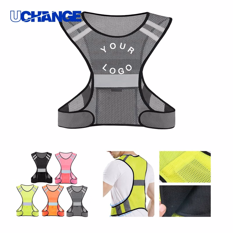 Adjustable Reflective Vest 22" for Outdoor Work