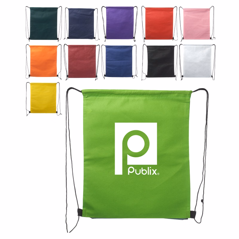 Union Printed - Non-Woven Custom Drawstring Bags