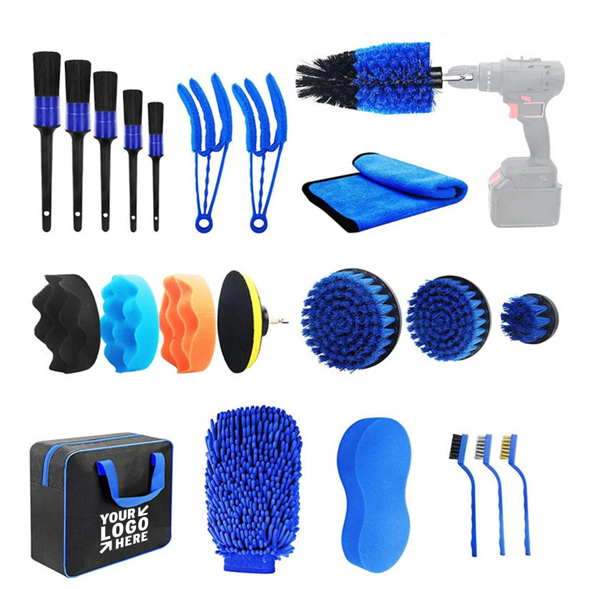 Car Cleaning Brush Kit 1