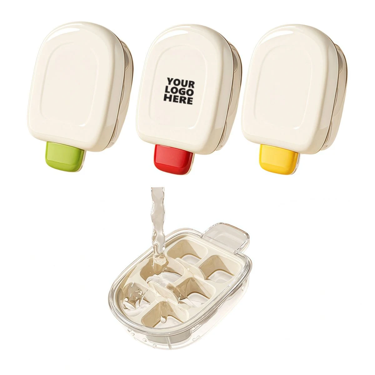 Ice Cube Mold With Lid 1