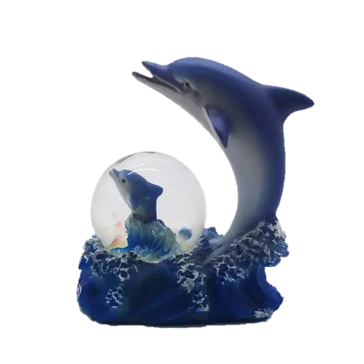 Custom Resin Dolphin Water Snow Globe 1