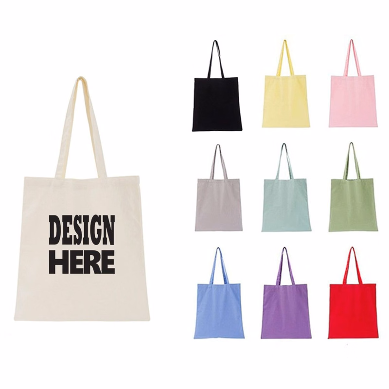 Reusable Color Canvas Shopping Bag Eco Hand Tote