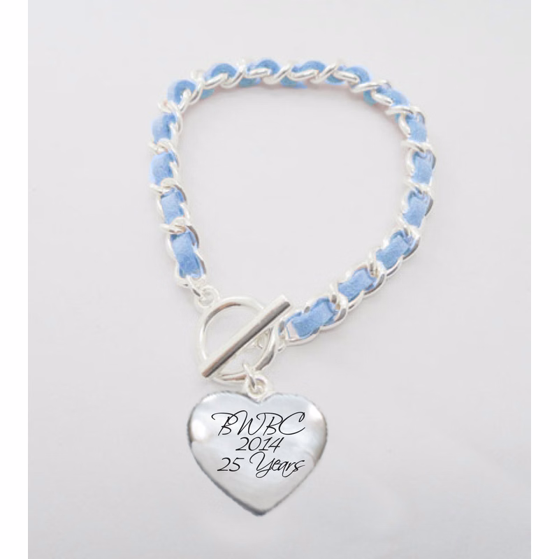 Enamel Heart Charm Bracelet