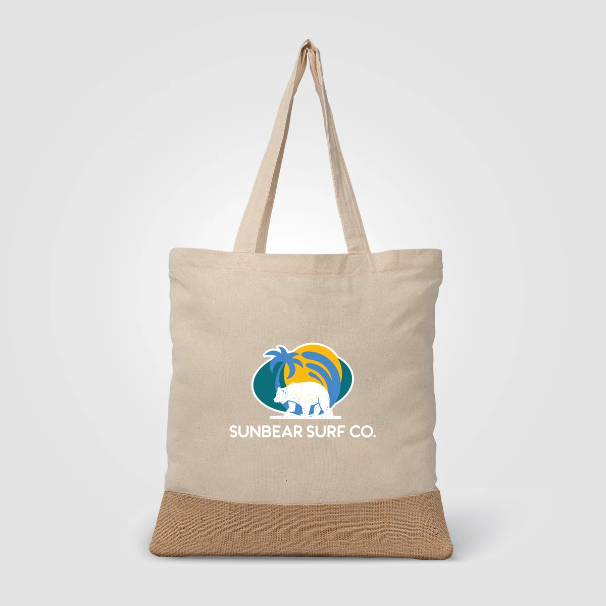Rio™ Tote Bag - 5 oz. Recycled Cotton Blend with Jute 1