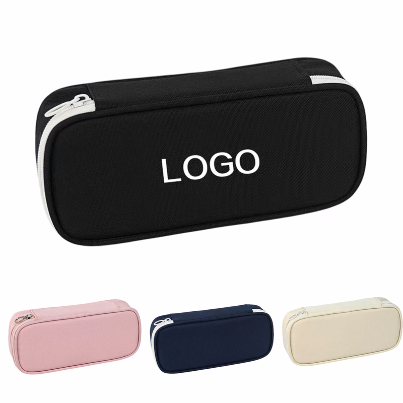 Large Capacity Multi Compartment Pen Case