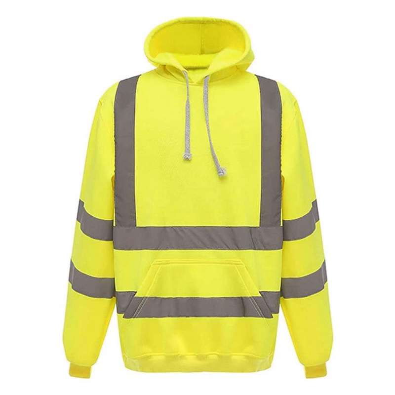 VISIPRO Reflective Safety Hoodie with Bands & Brace - 280G
