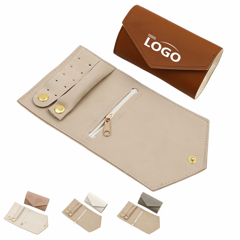 PU Multi-Function Jewelry Roll Bag