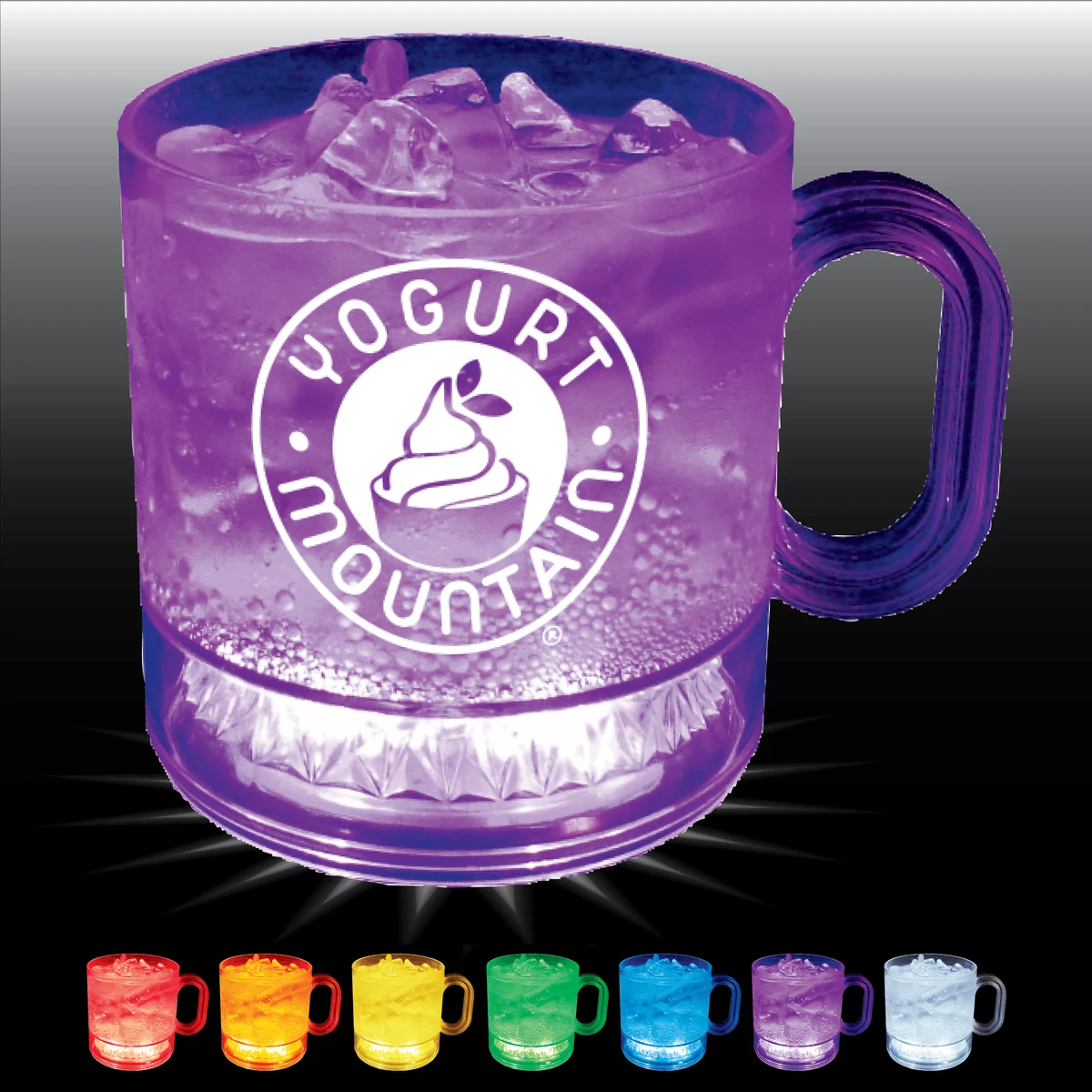 12oz Lites Up Plastic Coffee Mug with Handle 1