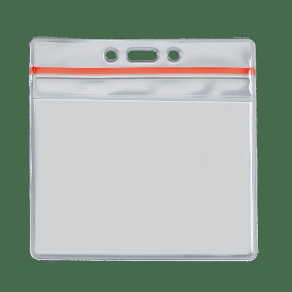 4" x 3" Blank Horizontal Vinyl Pouch with Zipper