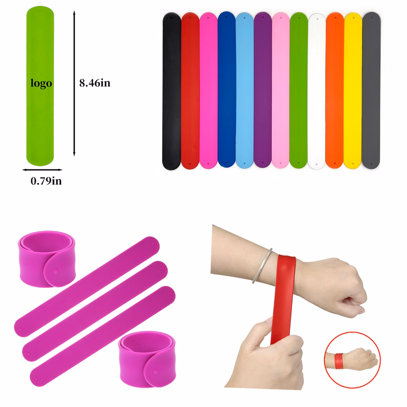 Silicone Slap Bracelets