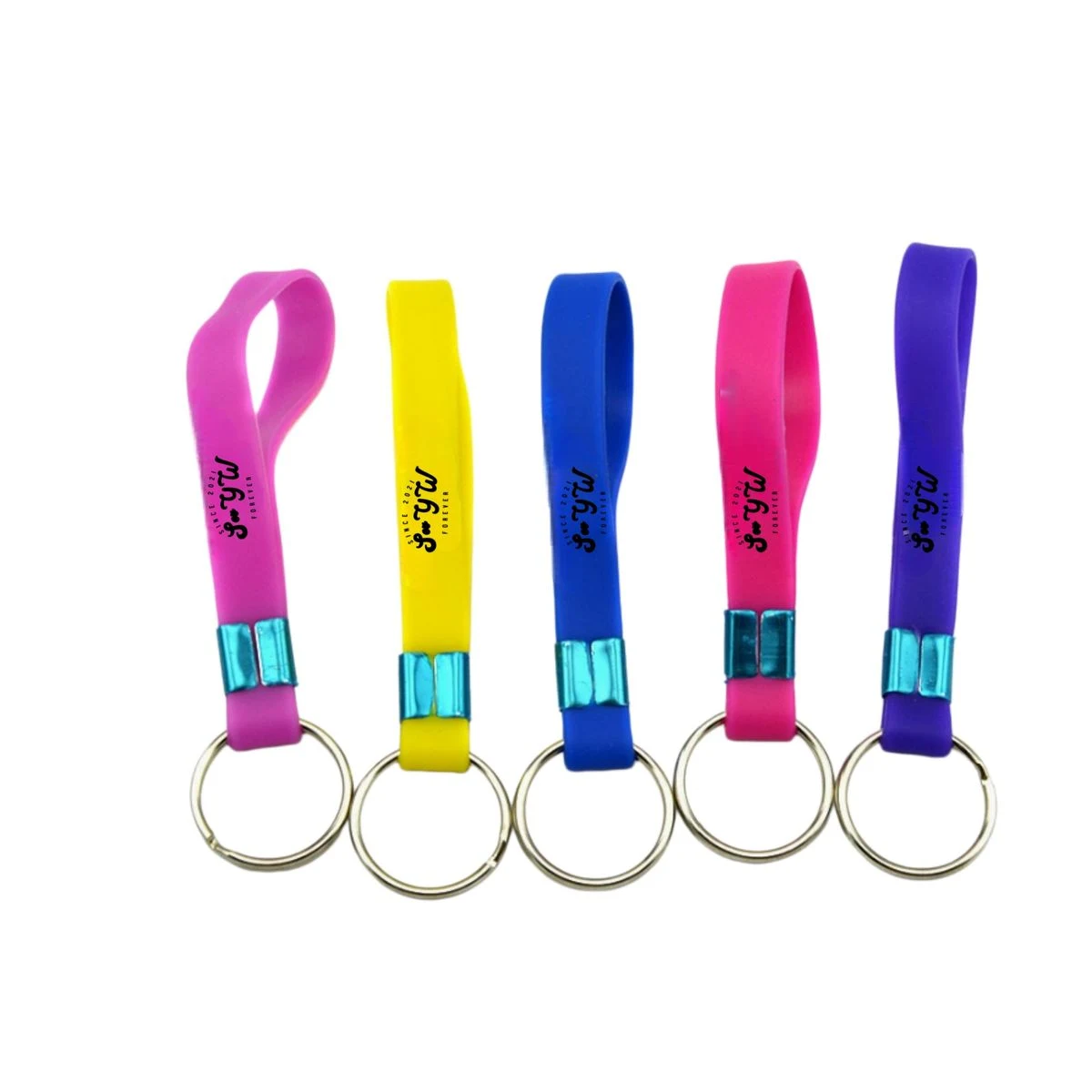 Blank Silicone Wrist Keychain Strap 1